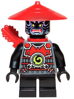 LEGO Minifigure-Scout - Blue Face Markings-Ninjago-NJO082-Creative Brick Builders